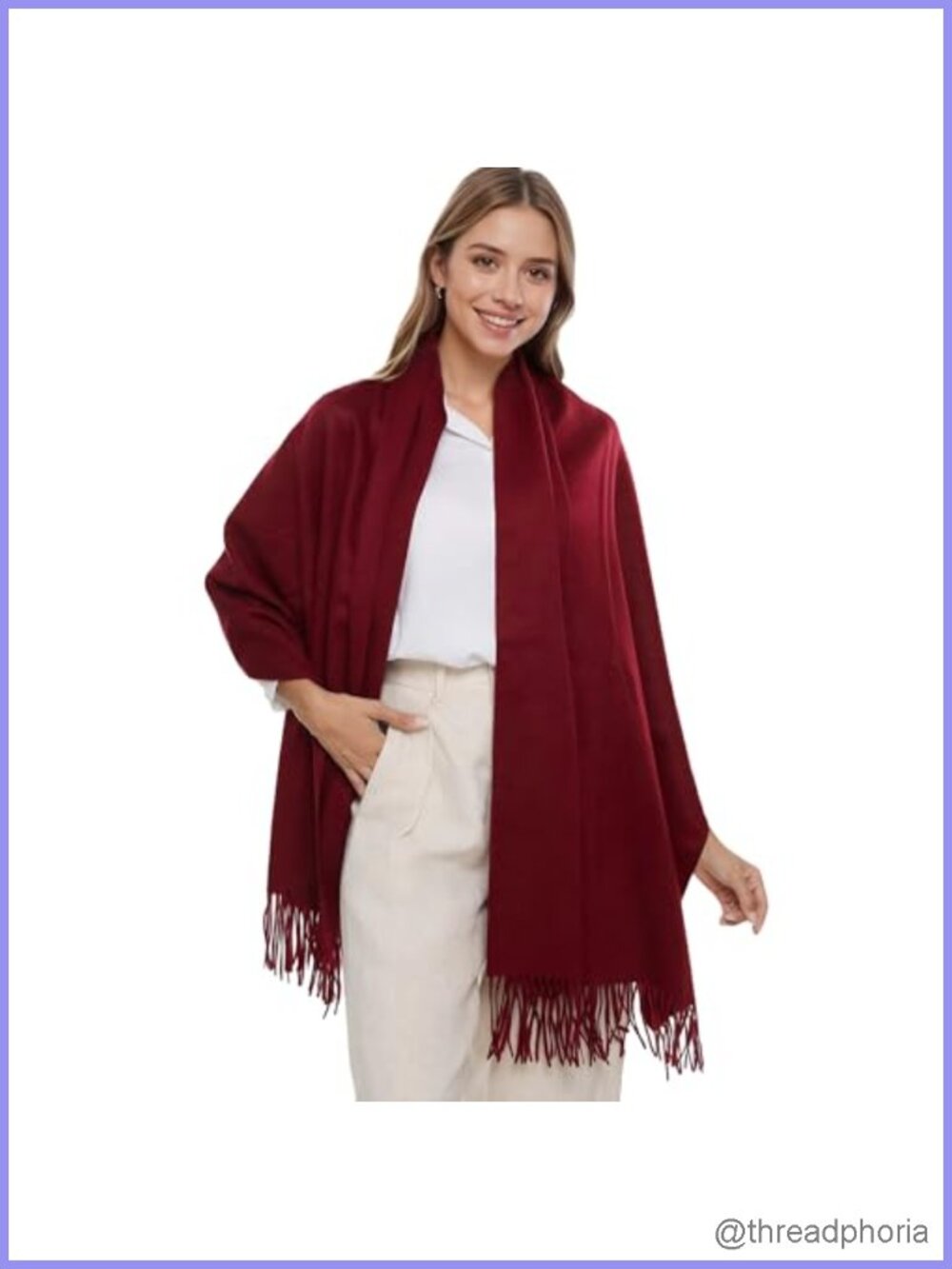Womens Winter Scarf Viscose Long Shawl Wrap Plaid Thermal 74x29
